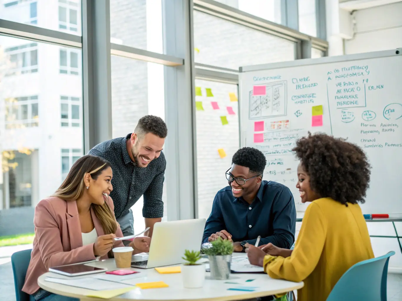 An image of a diverse group of Indian entrepreneurs engaged in a mindset workshop with a coach facilitating discussion, highlighting engagement and positive energy.